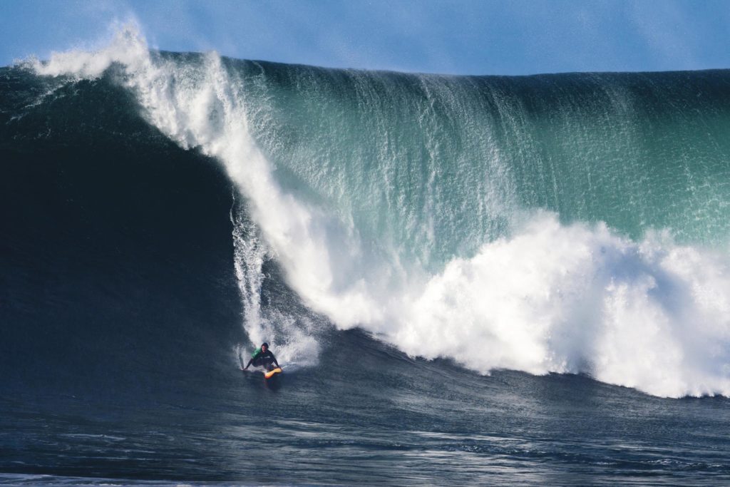 Big Wave Surfing Nazare Portugal