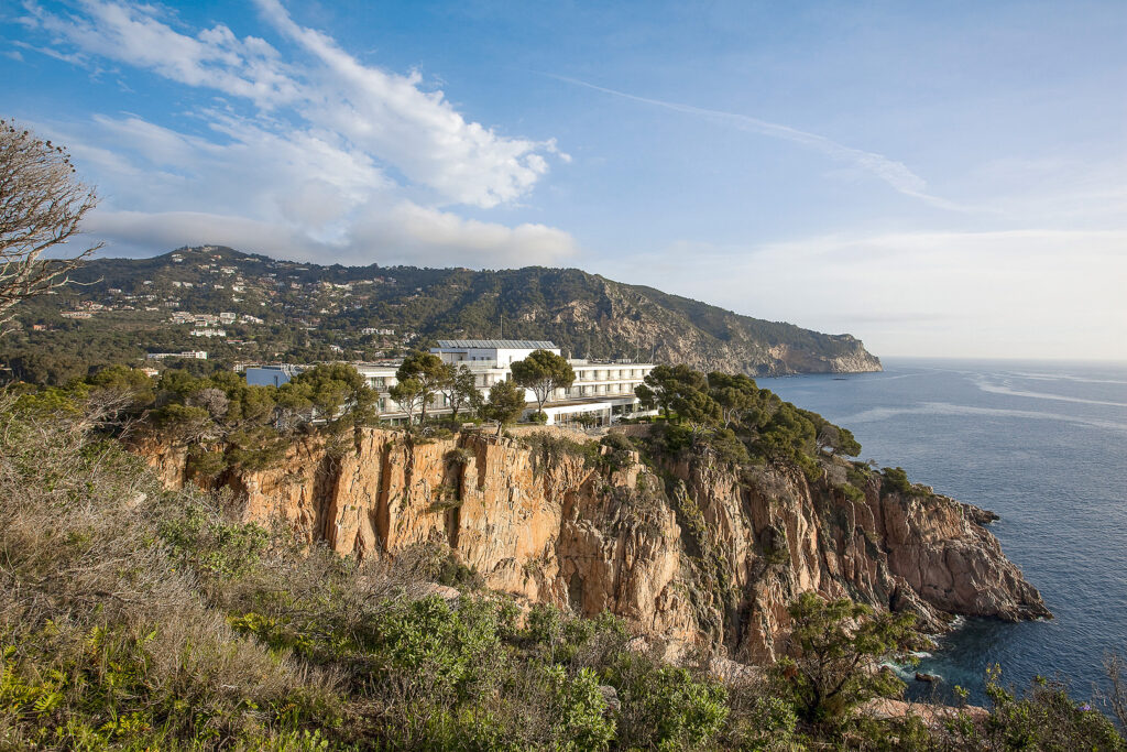 Parador de Aiguablava Ansicht auf einer Klippe