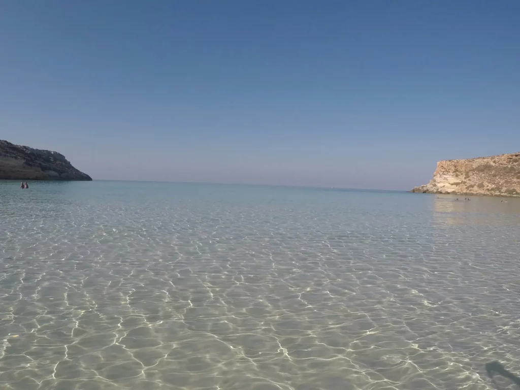 Meer auf der Insel Lampedusa, Agrigent, Sizilien