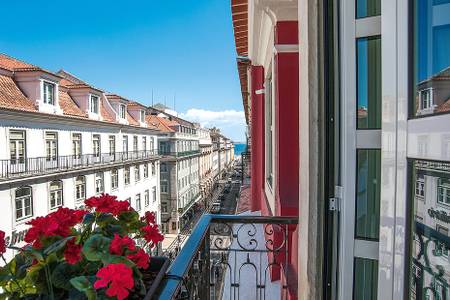 The 7 Hotel Lisbon Sensations, franz.Balkon