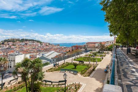 Lissabon Miradouro São Pedro de Alcântara