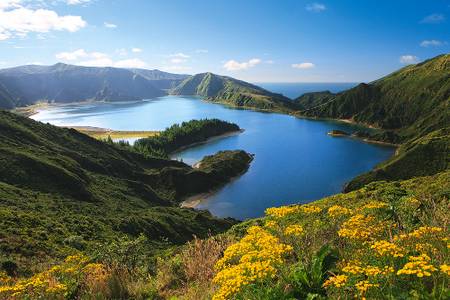 Lagoa do Fogo auf São Miguel, Azoren